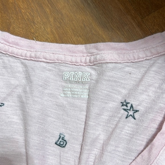 Pink Victoria Secret Size Small Girl Power Shirt - Picture 2 of 4